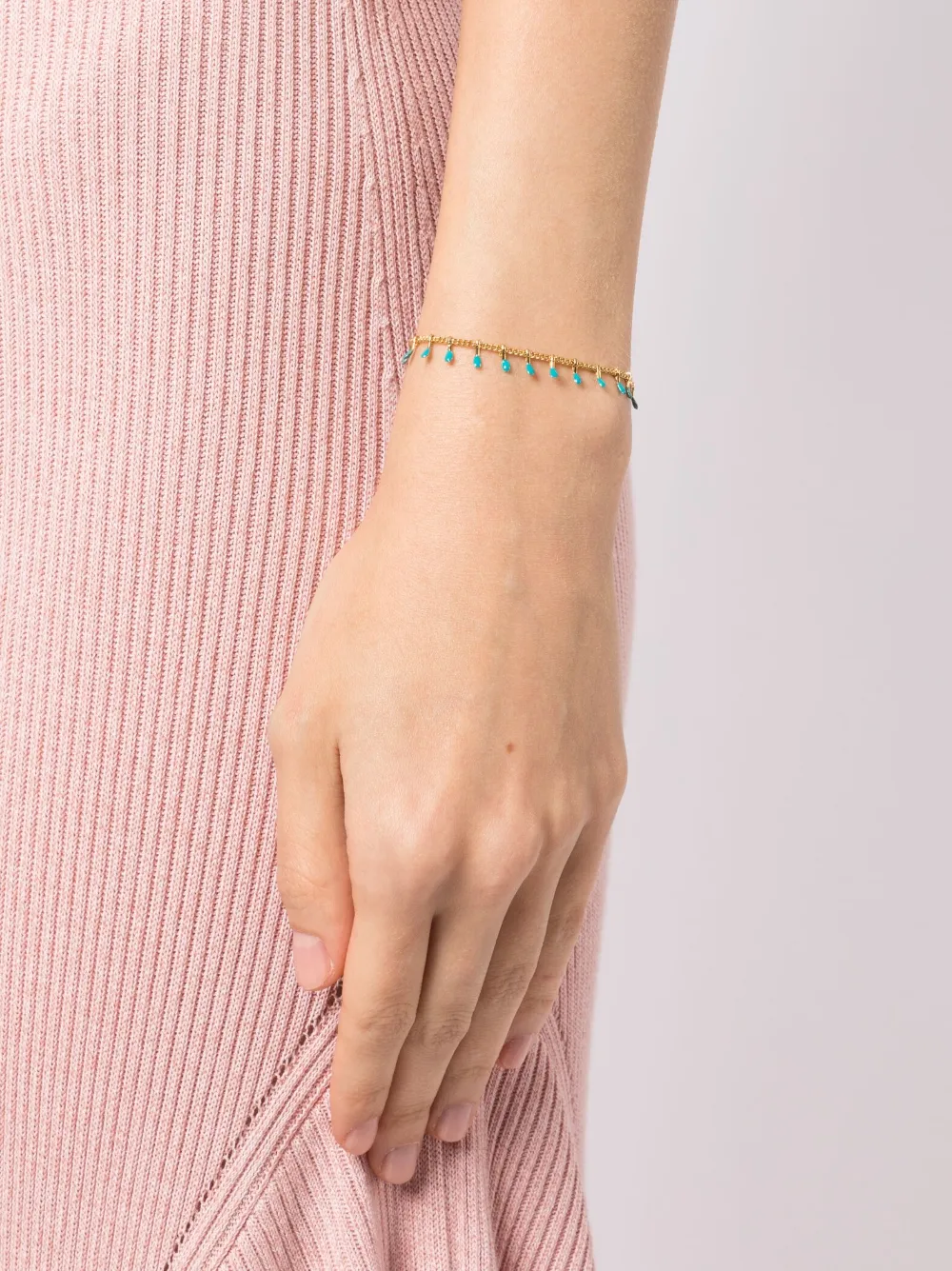 ISABEL MARANT Casablanca embellished-chain bracelet - Goud