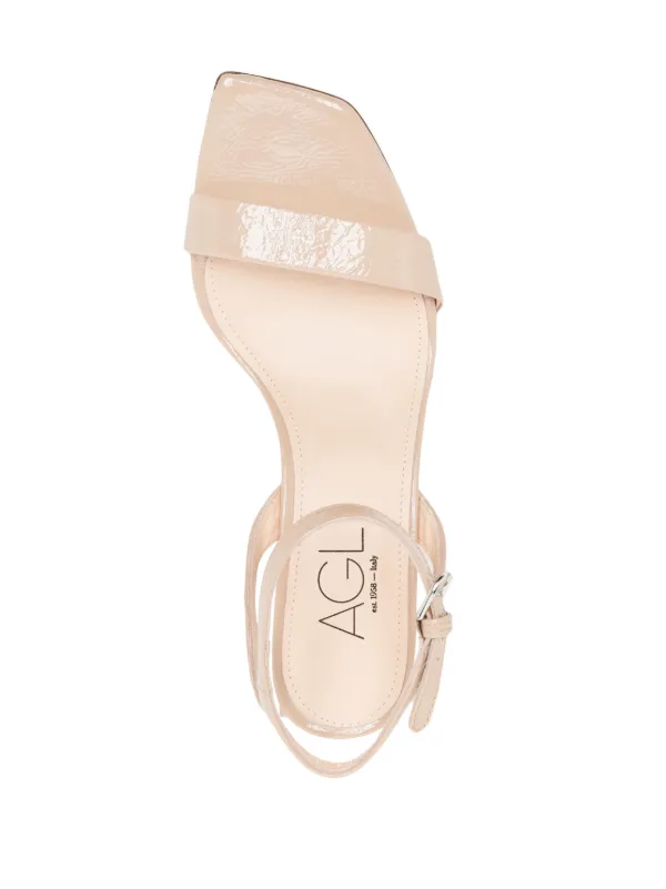AGL Angie 60mm Leather Sandals Neutrals FARFETCH
