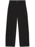 GANNI wide-leg tailores trousers - Black