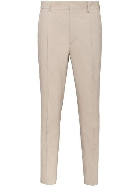 Prada cotton tailored trousers