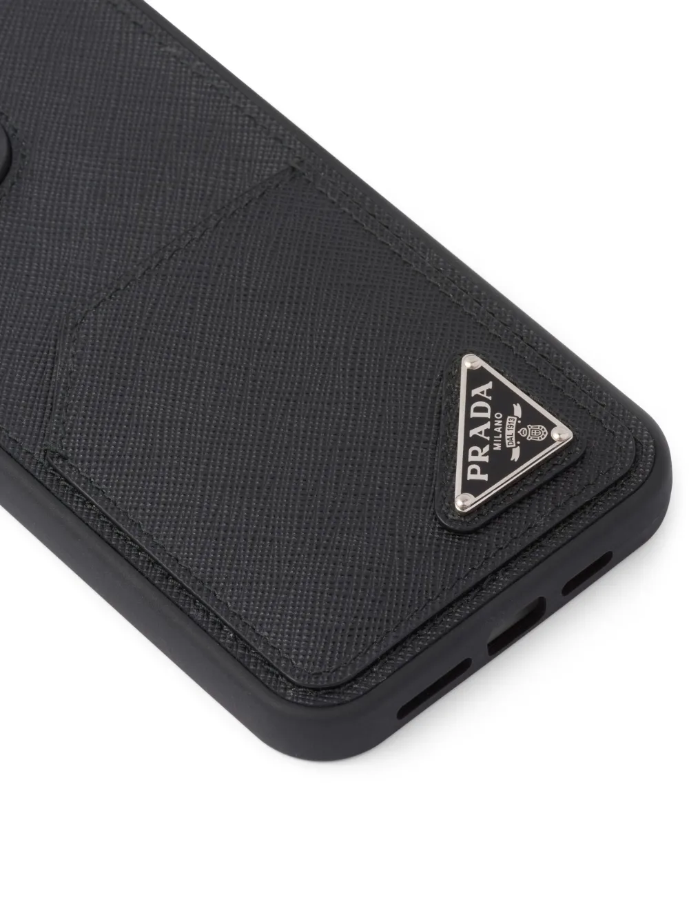 Prada Saffiano Logo Iphone 14 Pro Max Case - Farfetch