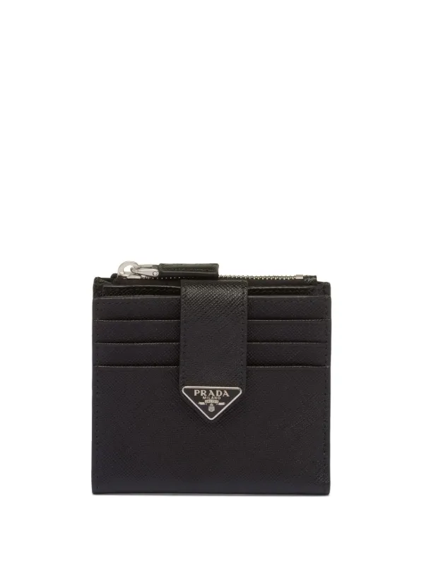 Prada Saffiano Leather Badge Holder - Farfetch