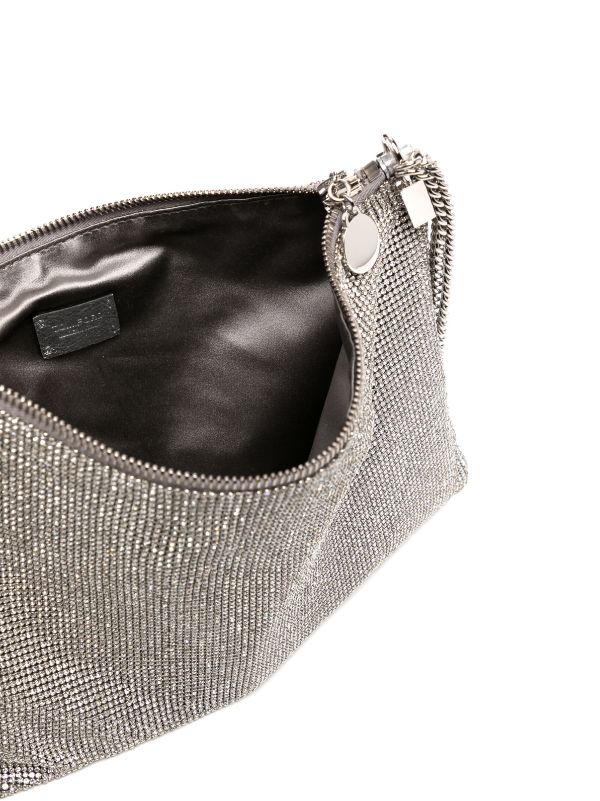 Tom Ford Crystal-embellished Shoulder Bag - Silver