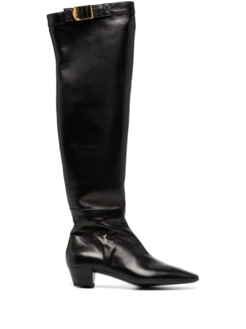 TOM FORD 40mm knee-length leather boots