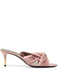 TOM FORD 75mm knot-detail pleated sandals - Pink