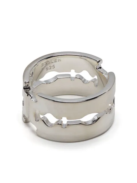 Stolen Girlfriends Club Double Blade silver ring