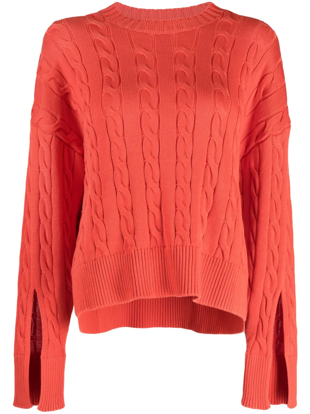 Bally pull en maille torsadée - Orange Top Merken Winkel