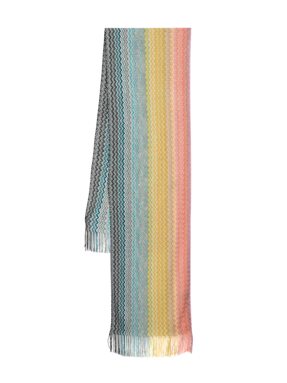 Missoni Zigzag Woven Scarf In Multi