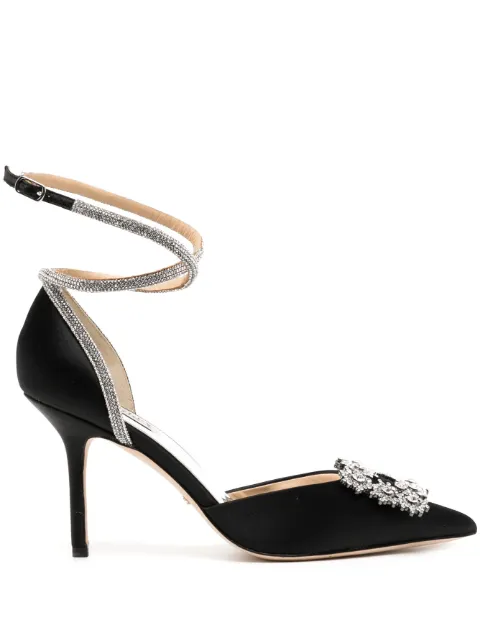 Badgley Mischka 80mm buckle-detail pumps