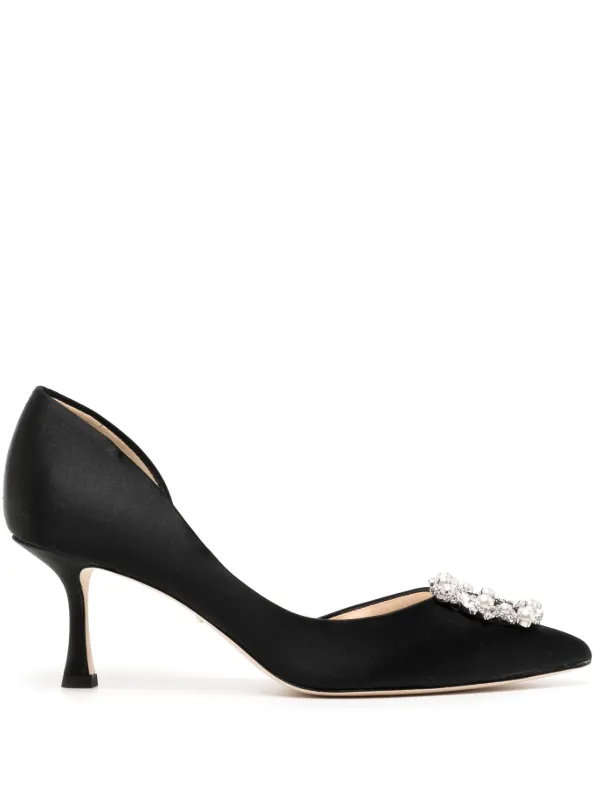 Badgley mischka kitten deals heel shoes