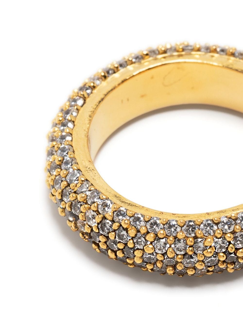 Shop Pearl Octopuss Y Crystal-embellished Ring In Gold