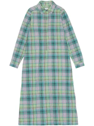 princess polly baby blue dress green striped Ganni dress main image 0
