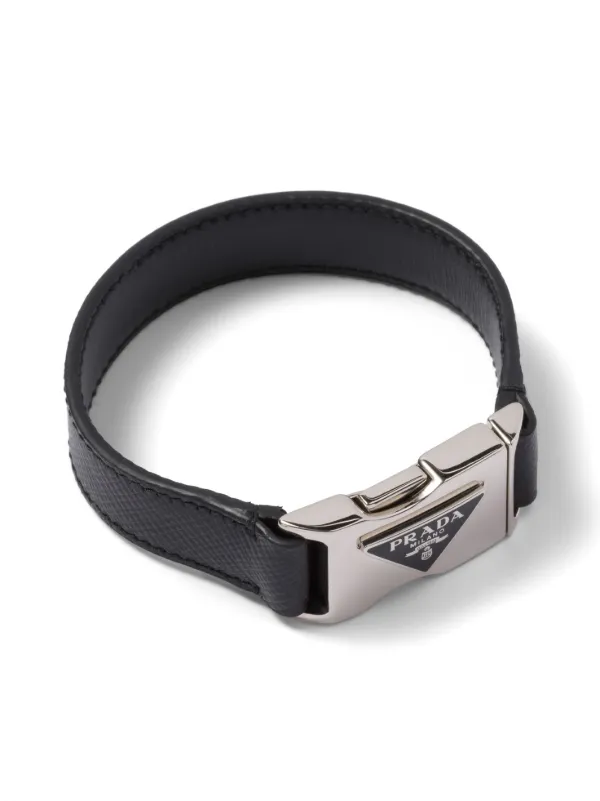 Prada Saffiano Leather Belt - Farfetch