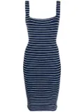 Hunza G striped tank dress - Blue