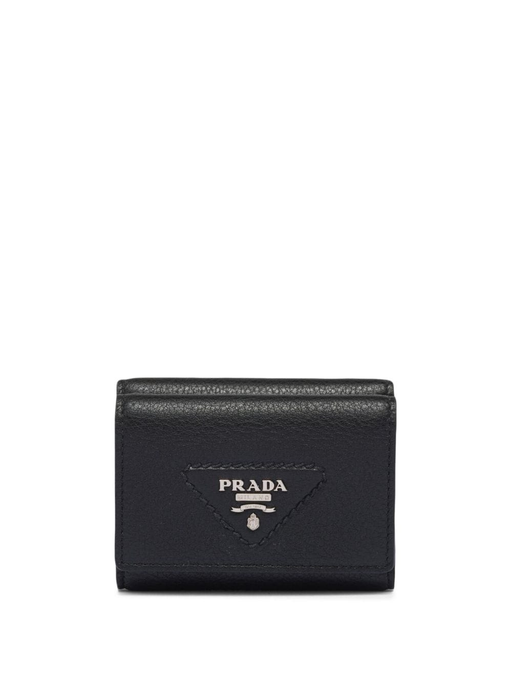 Image 1 of Prada logo-plaque bi-fold wallet