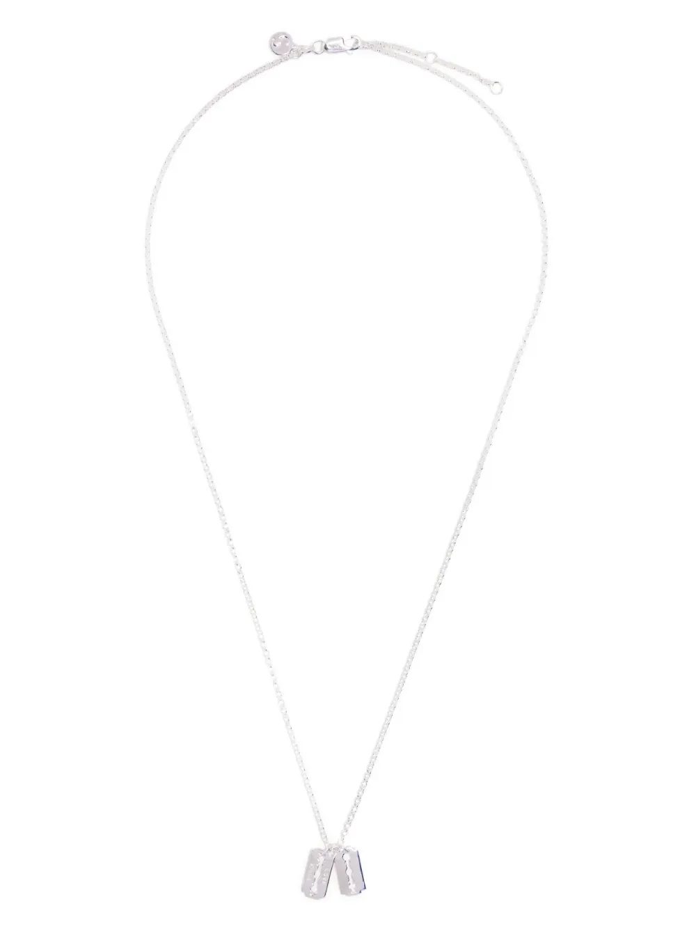 Baby Blades Silver Necklace