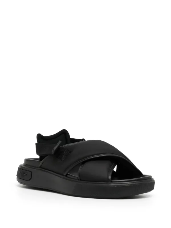 Bally クロスストラップ サンダル | ブラック | FARFETCH JP