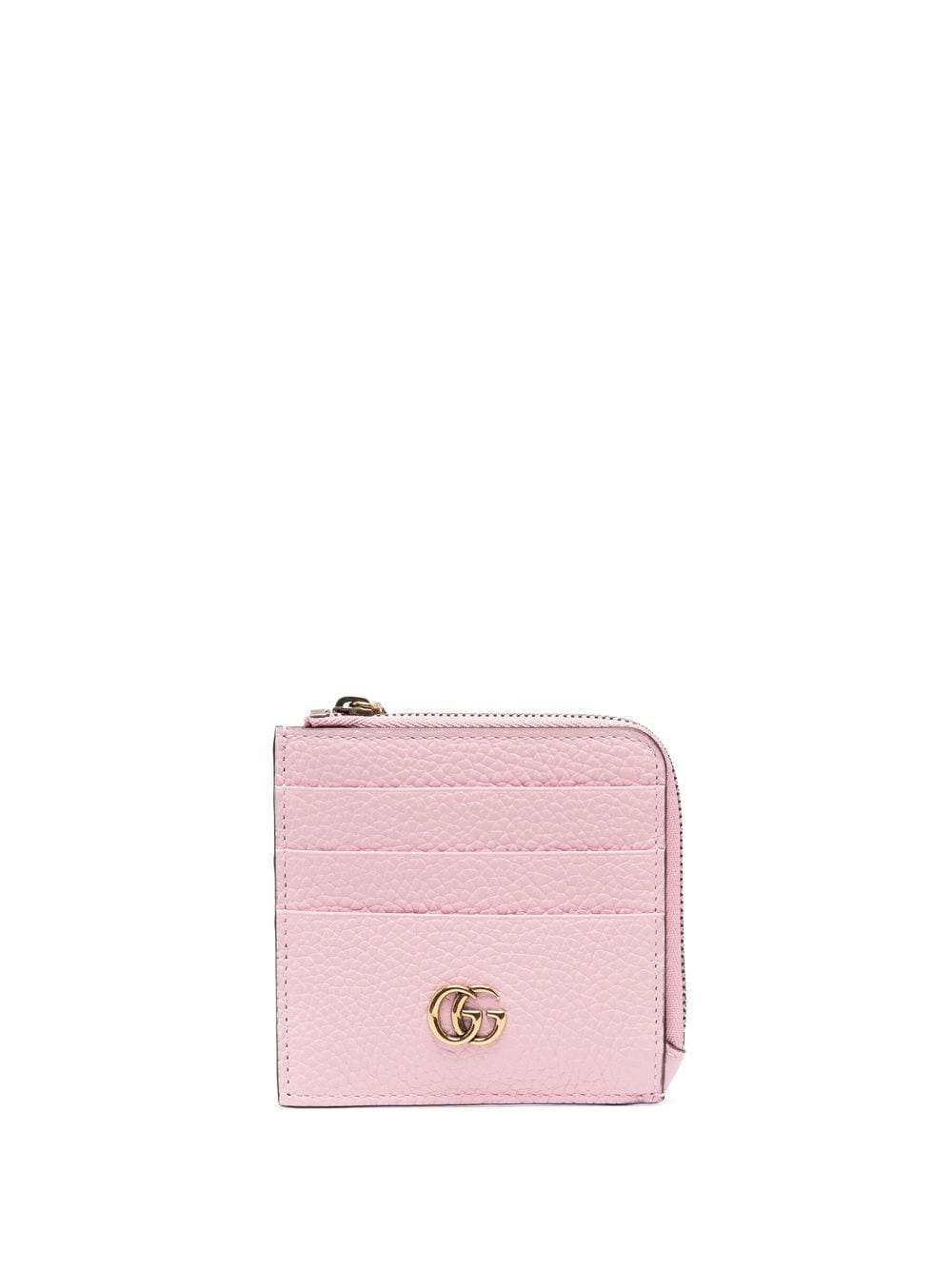 Gucci Calf-leather Zip-fastening Wallet In Rosa