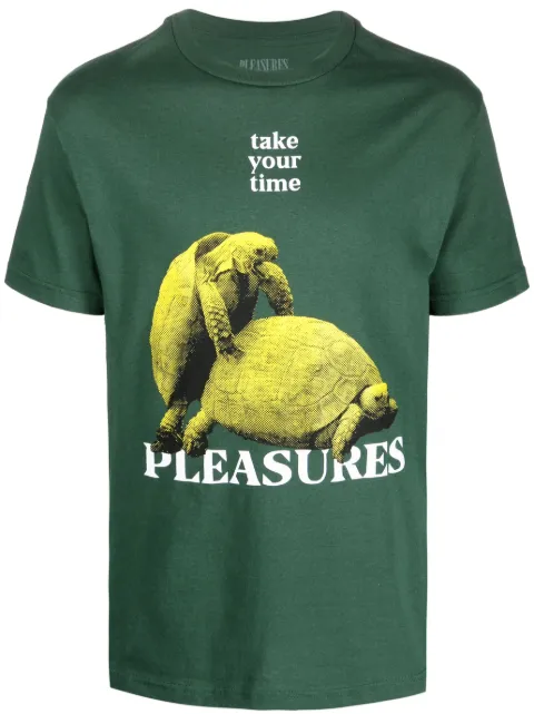 Pleasures "Take your time" cotton T-shirt