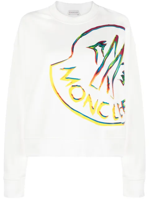 Moncler logo-print crew-neck sweatshirt