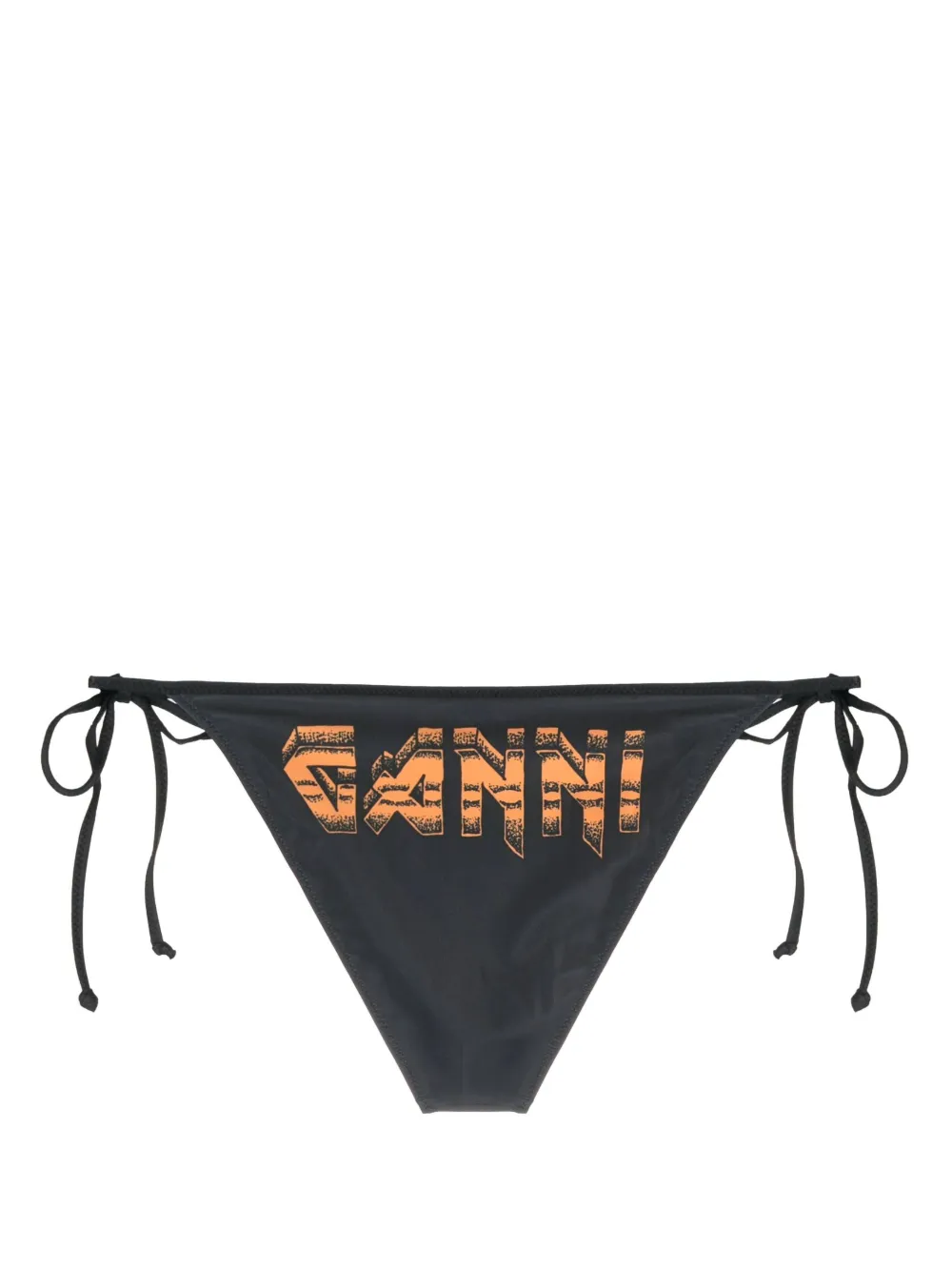 GANNI Bikinislip met logoprint Zwart