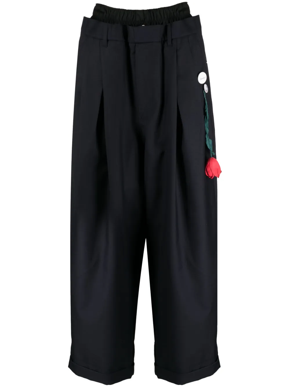Bed J.W. Ford wool wide-leg trousers