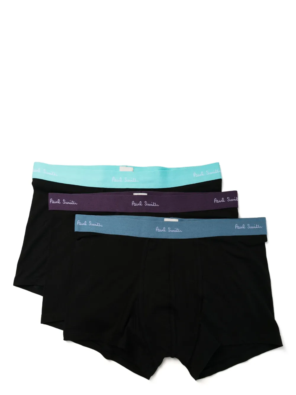 Paul Smith 3-pack logo-waistband boxers - Black