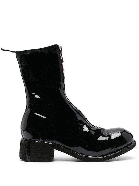 Guidi laminated leather boots