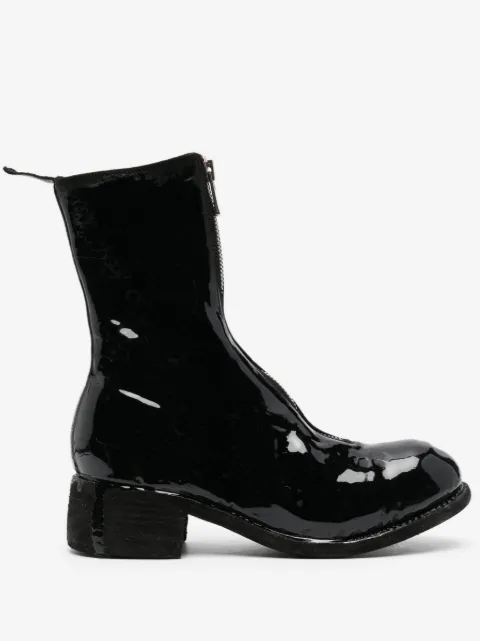 Guidi laminated leather boots