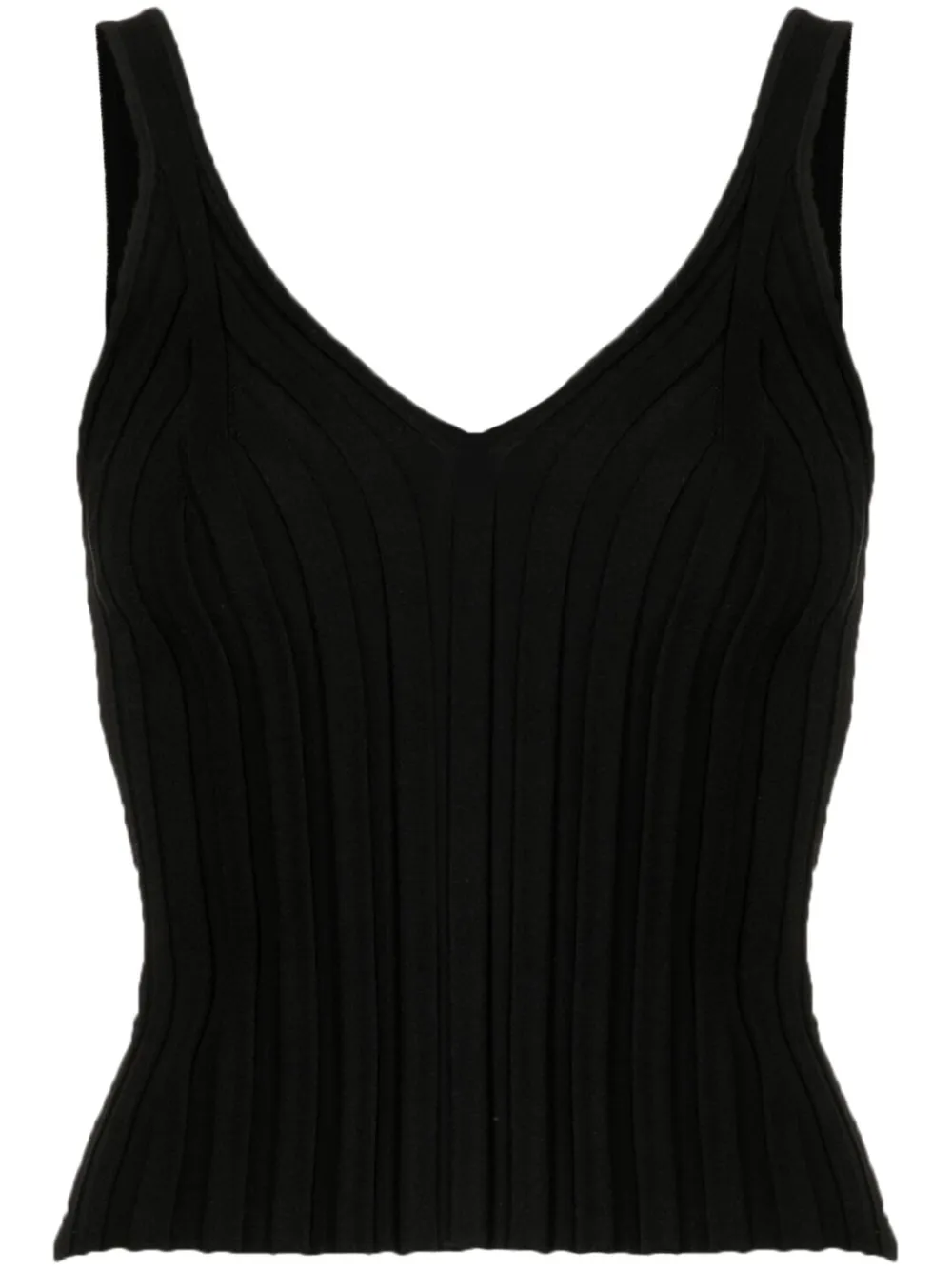 Helmut Lang V-neck knitted top