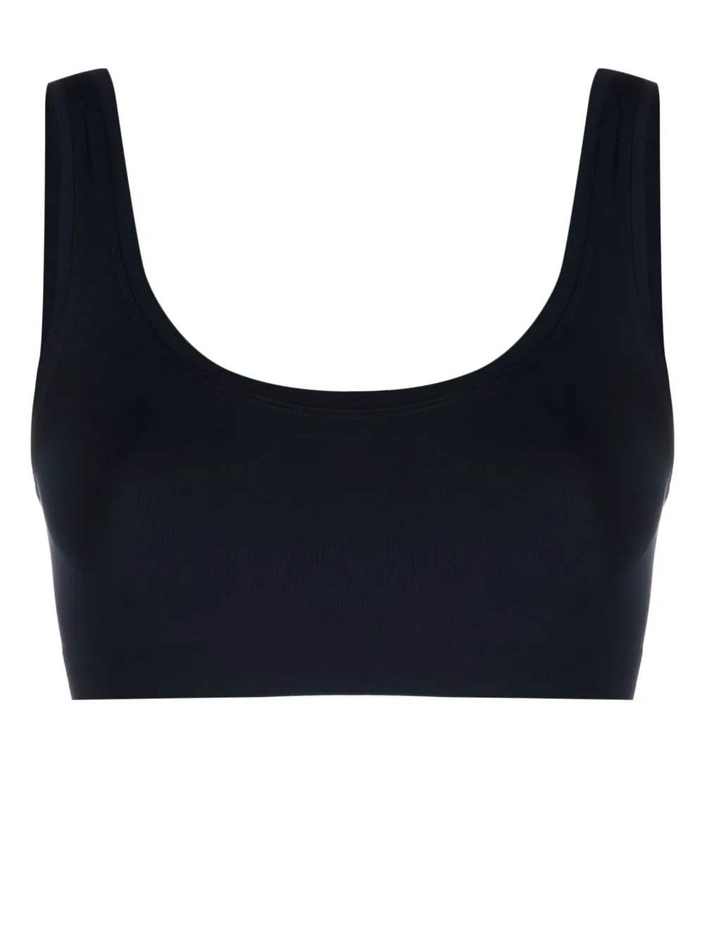 cropped scoop-neck bra