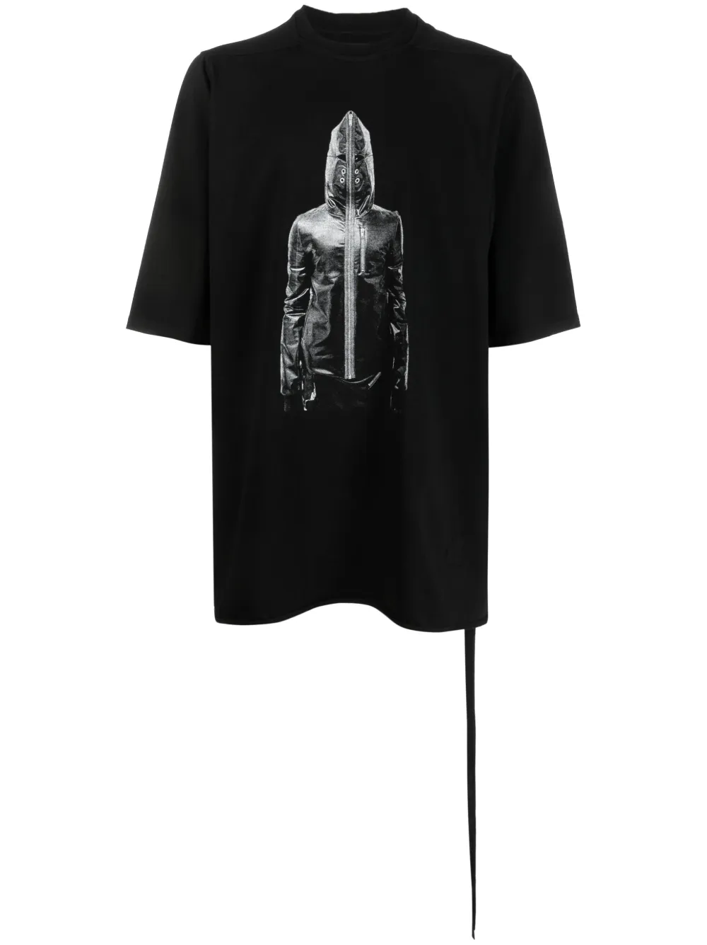 Rick Owens DRKSHDW painterly-print cotton T-shirt - Black