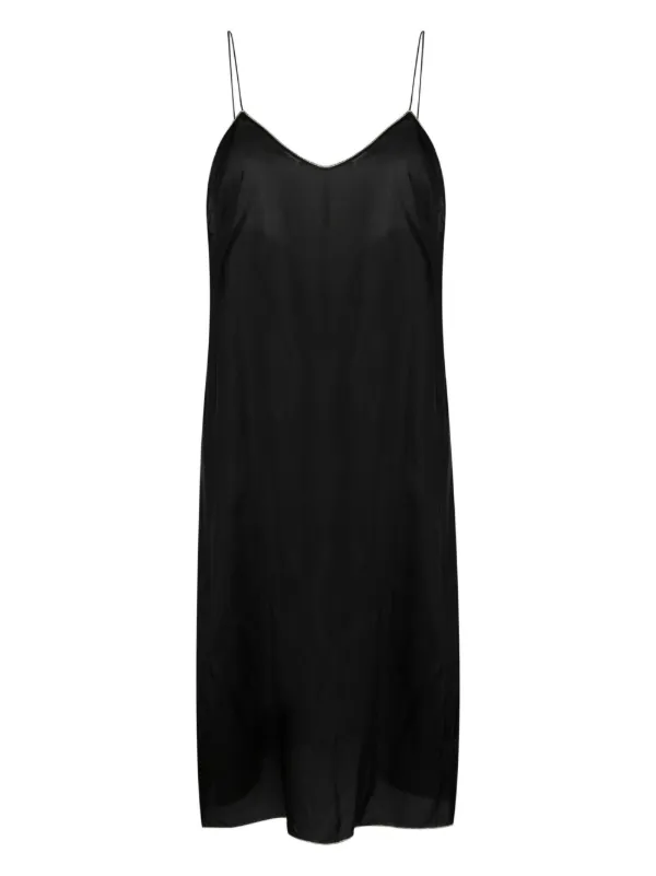 Black spaghetti strap slip 2024 dress