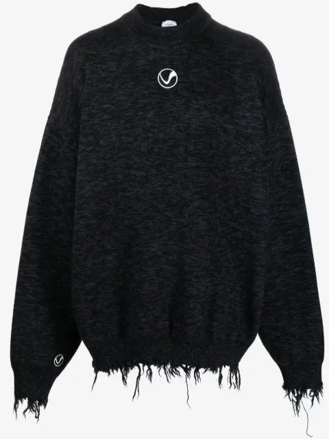 VETEMENTS Moletom com logo bordado