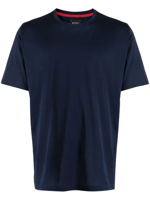 Kiton logo-embroidered short-sleeve T-shirt
