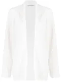 Dusan open-front long-sleeve knitted cardigan - White