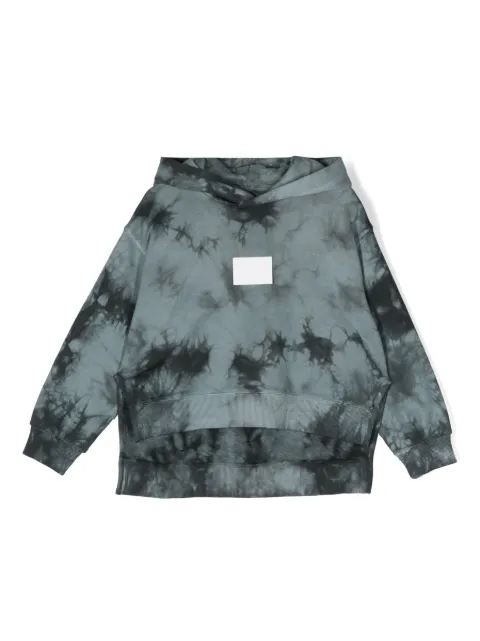 MM6 Maison Margiela Kids hoodie con parche del logo