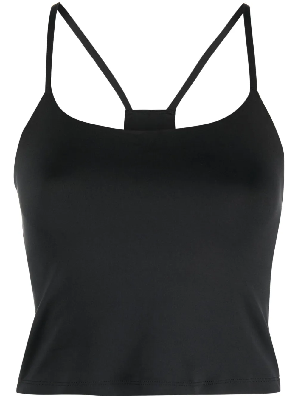 Girlfriend Collective Recycled Polyester Sleeveless Sports Top In Black