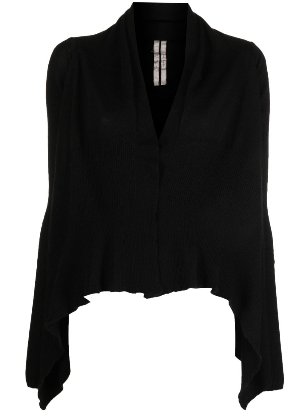 RICK OWENS CASHMERE OPEN-FRONT CARDIGAN