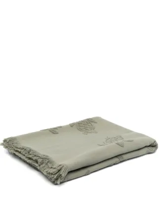 VILEBREQUIN Baby Beach Towel Turtle Jacquard Solid