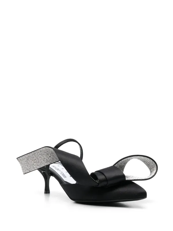 AREA x Sergio Rossi Marquise 50mm Mules | Black | FARFETCH JO