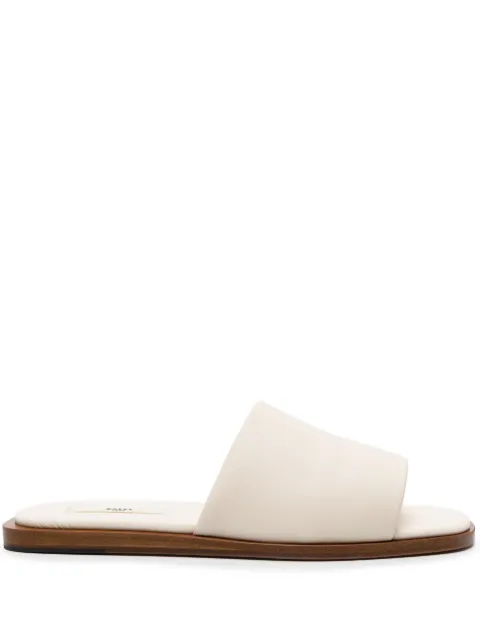 Bally Sabian smooth leather slides