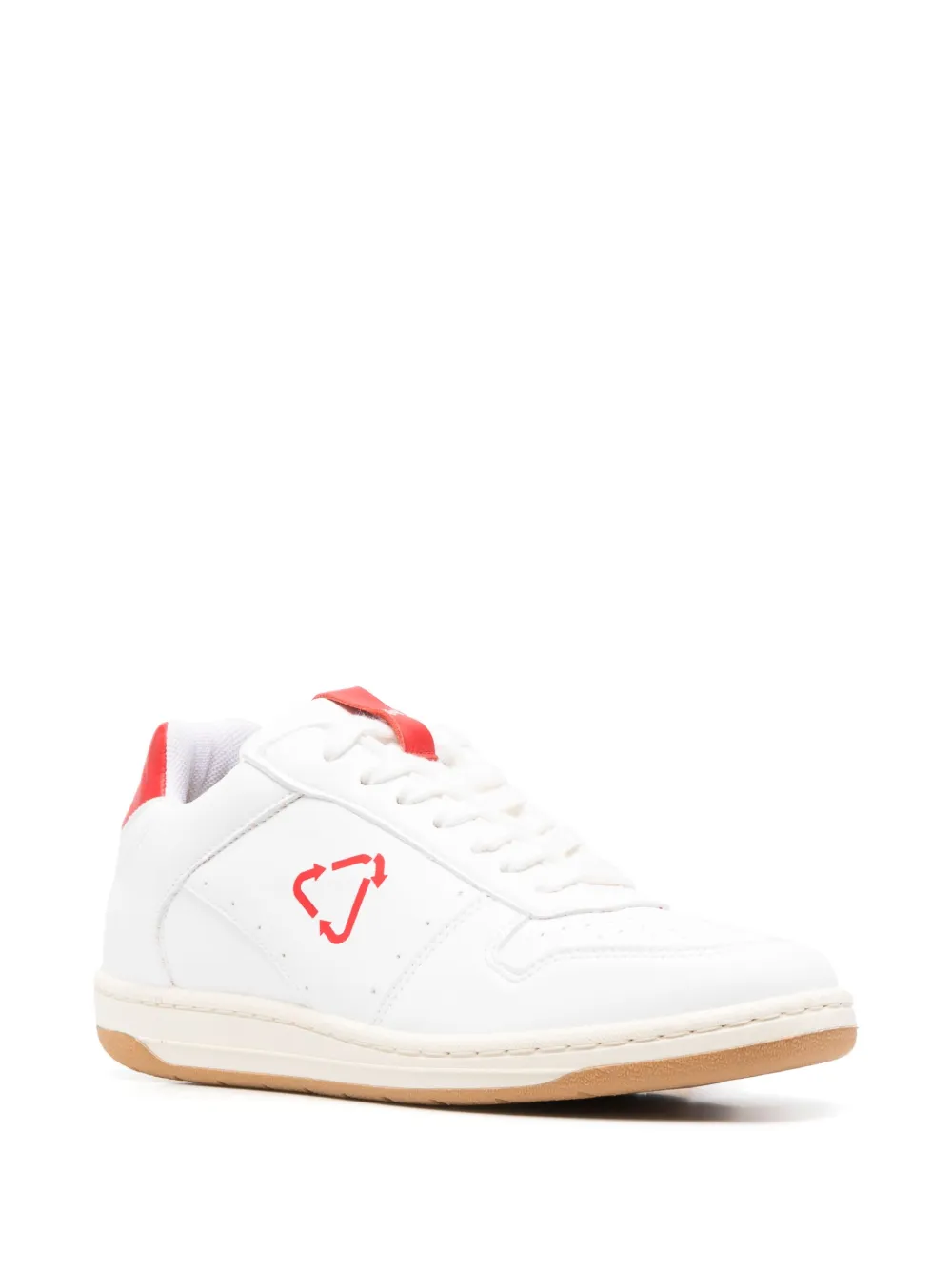 Porter Sneakers met logoprint - Wit