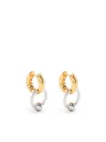 Panconesi charm-detail huggies hoops - Silver