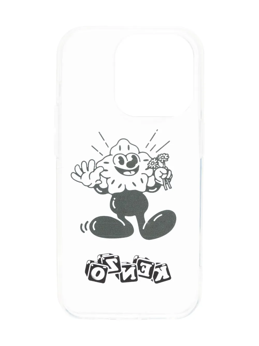 Kenzo iPhone 14 Pro hoesje met logoprint - Wit
