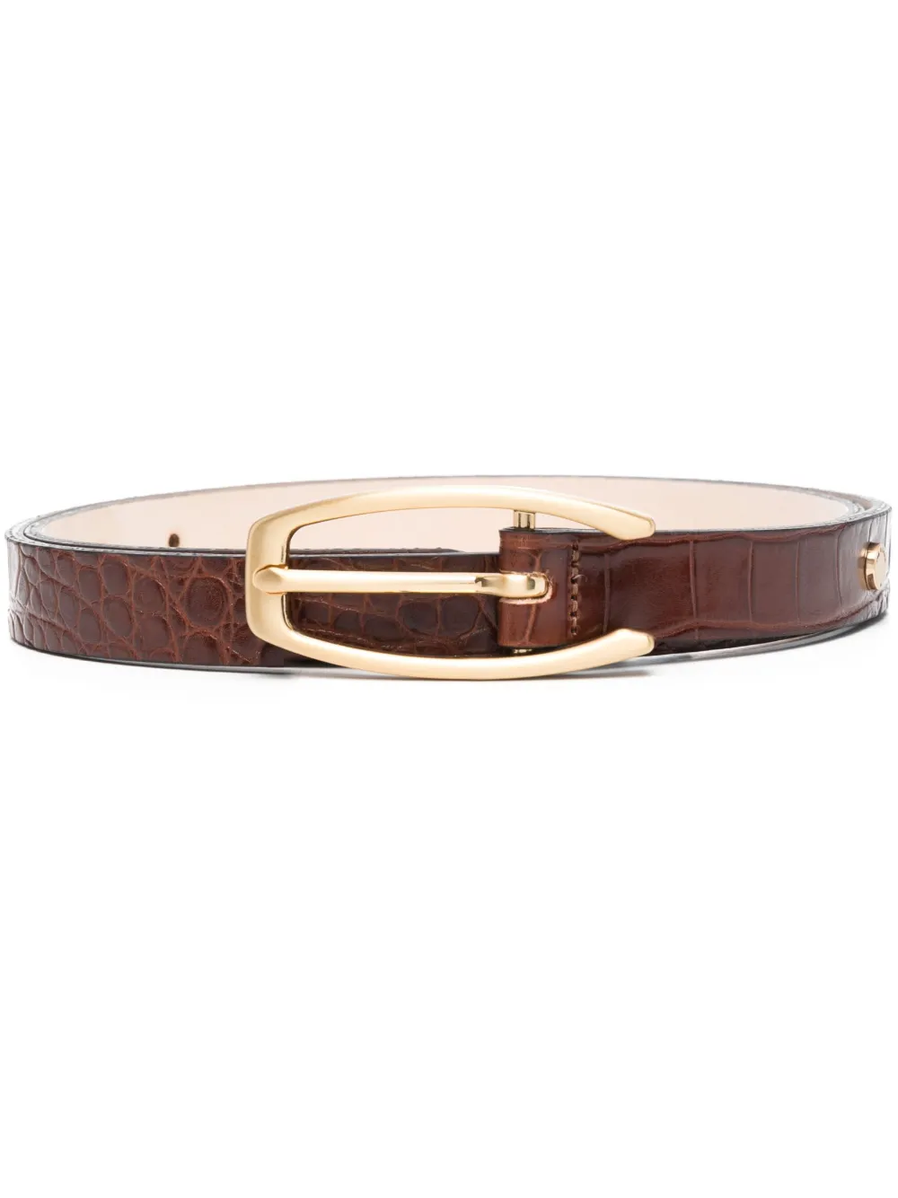 Rag & Bone Buckle-fastening Belt In Braun