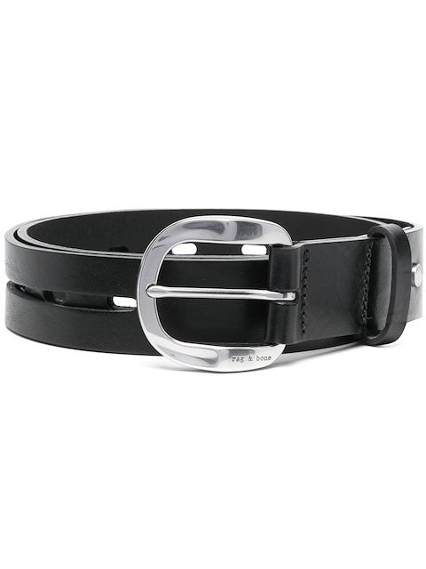 rag & bone buckle-fastening belt 