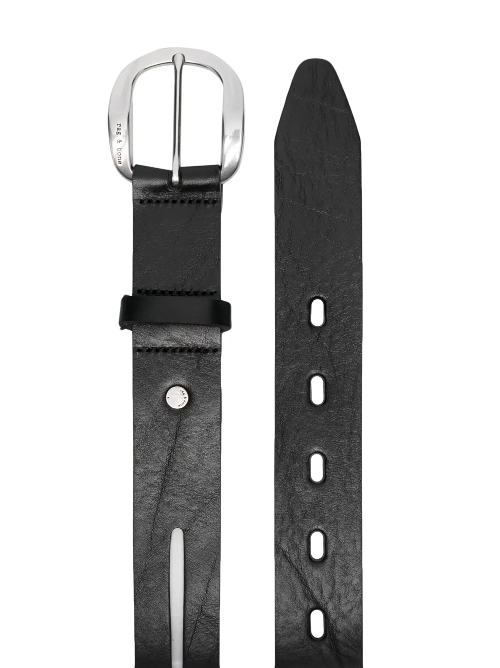 rag & bone Gespriem - Zwart