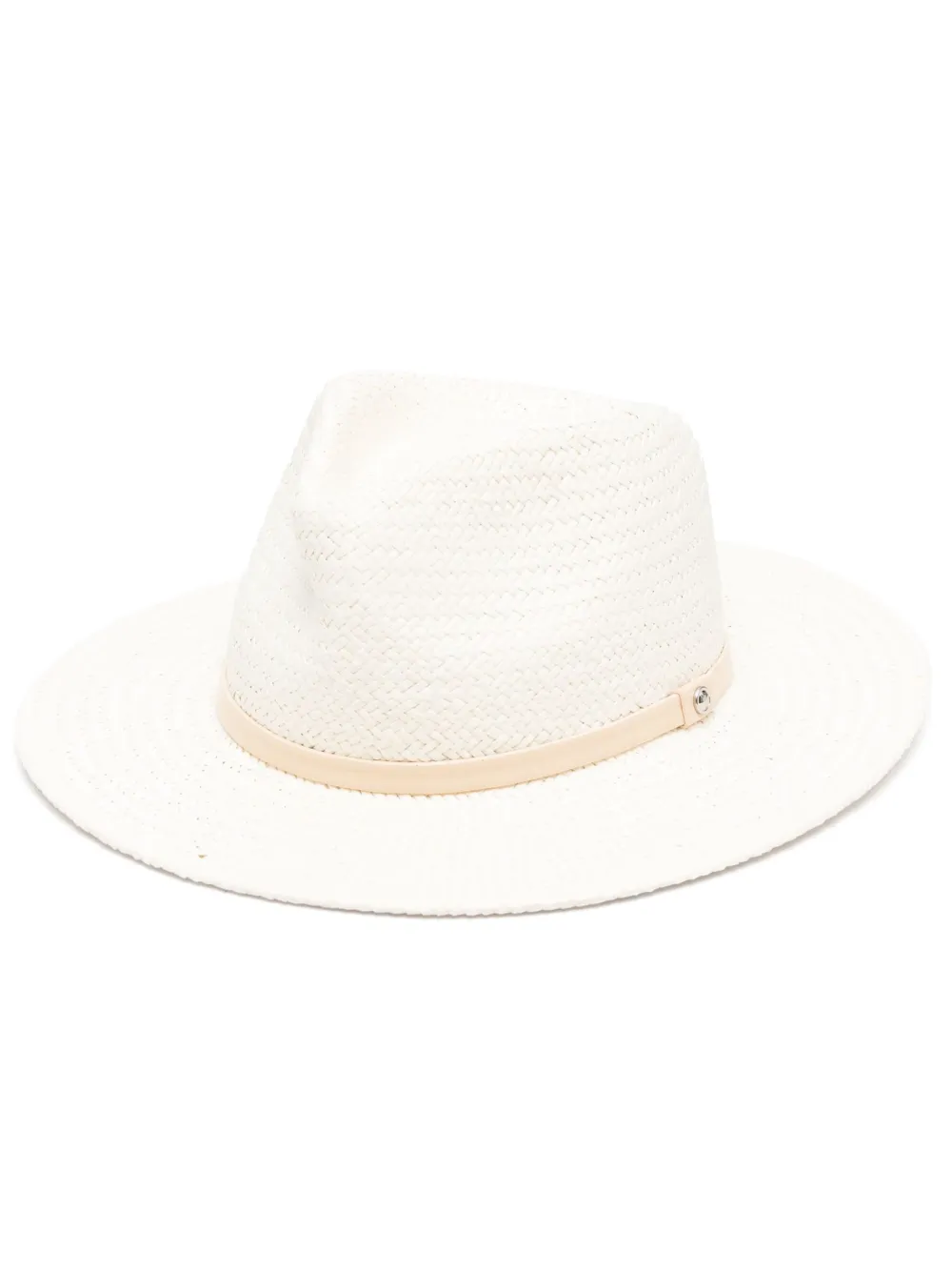 rag & bone interwoven-design sun hat - White