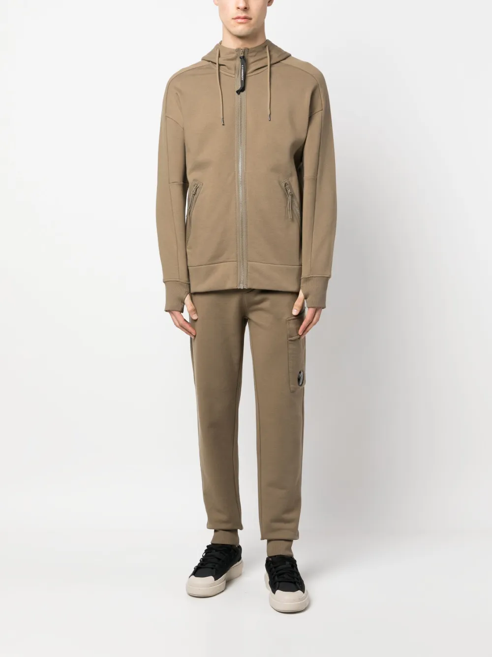 C.P. Company Hoodie met capuchon - Bruin